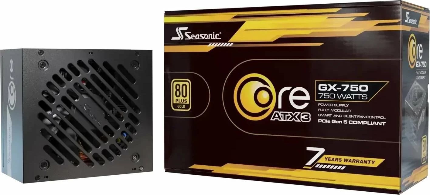 Furnizues energjie SeaSonic Core GX ATX 3 650W, 80 Plus Gold, modular i plotë, i zi