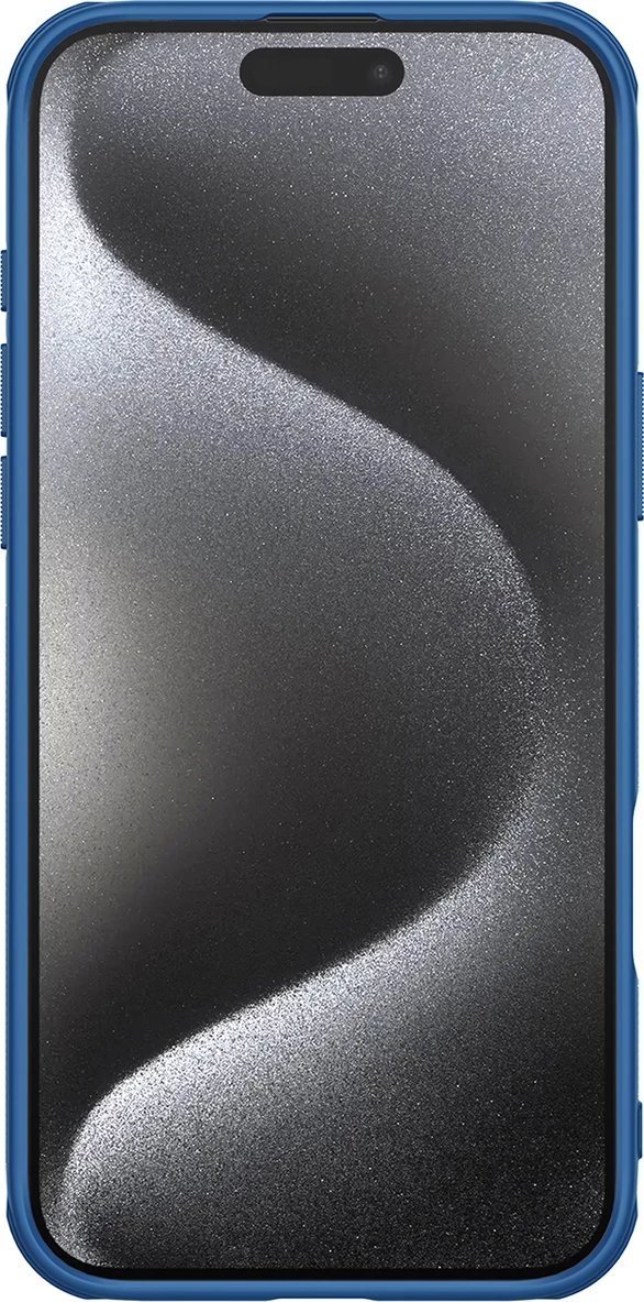 Mbështjellës Nillkin Super Frosted Shield Pro për iPhone 16 Pro, kaltër