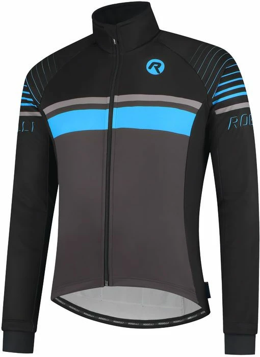 Jakne Rogelli, e zezë dhe blu