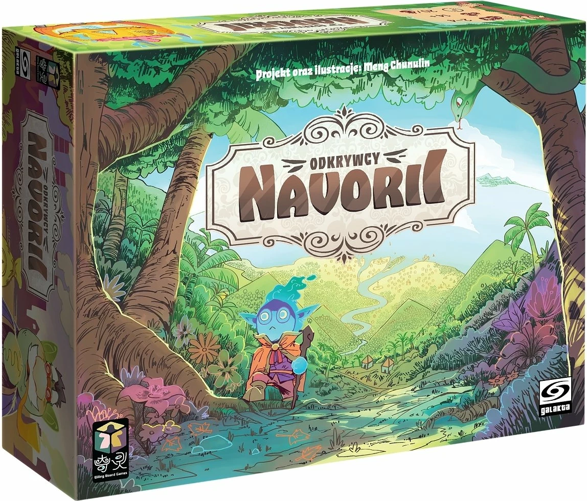 Lojë tavoline Galakta Explorers of Navoria, 2-4 lojtarë, 12+, deri 30 min, version polonisht, bazë