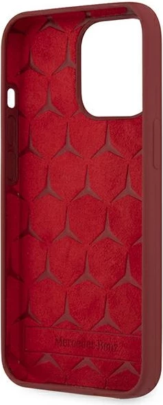 Mbështjellës Mercedes MEHCP13XSILRE për iPhone 13 Pro Max 6.7", Silicone Line, i kuq