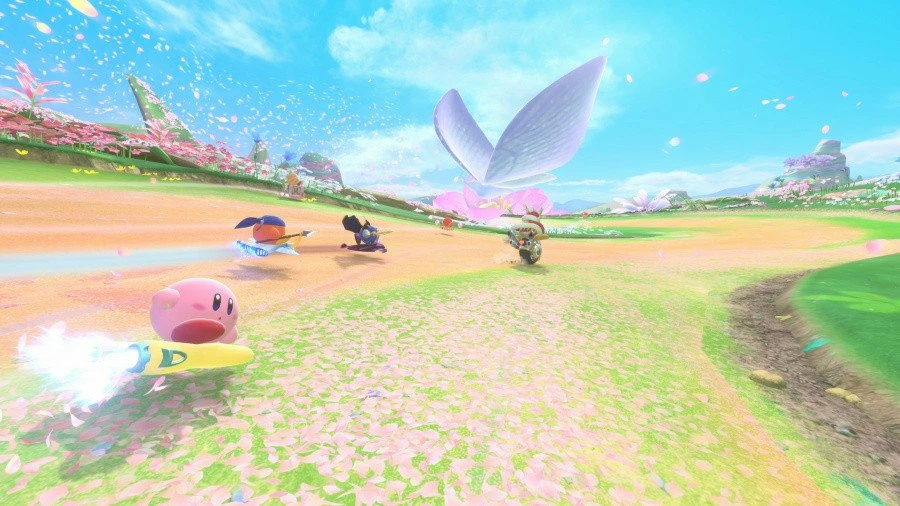 Lojë Nintendo Kirby Air Riders për Switch 2, EN (US) me subtitra PL, PEGI 7
