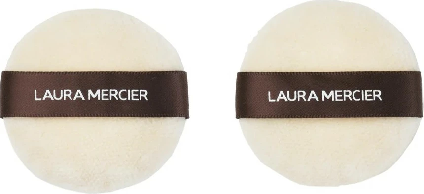 Set për aplikim pudre Laura Mercier Medium Velour Puff për femra, 2 copë