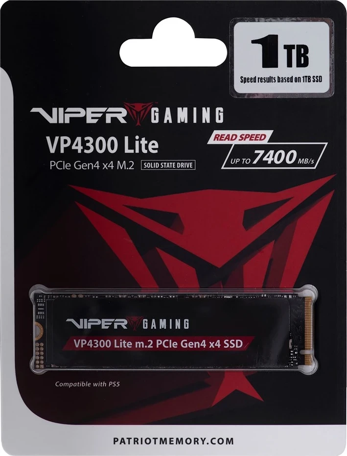 Patriot Memory VP4300 Lite M.2 1 TB PCI Express 4.0 NVMe