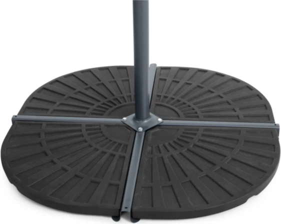 Segmente kundërpeshe për çadër dielli VonHaus 22/064 12.5 kg x2, e zezë