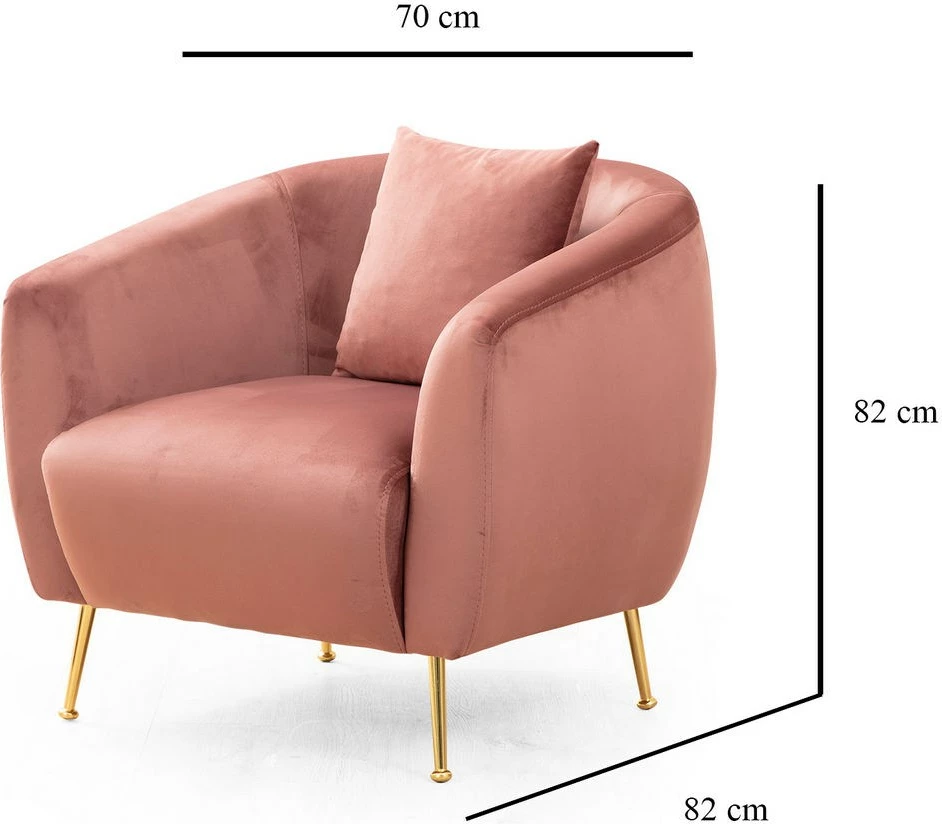 Karrige Wing, Atelier del Sofa, rozë, Eses
