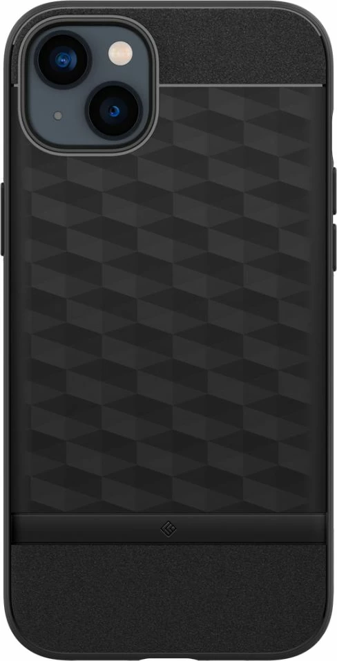 Mbështjellës Caseology Parallax Mag për iPhone 14 Plus, MagSafe, i zi mat