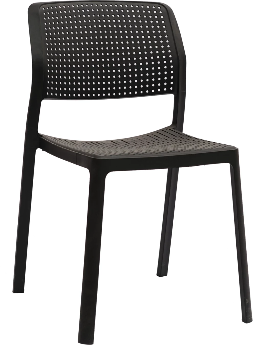 Karrige për jashtë COMFEE FH6101.02 polipropileni, ngjyrë e zezë, 41x57x82H cm