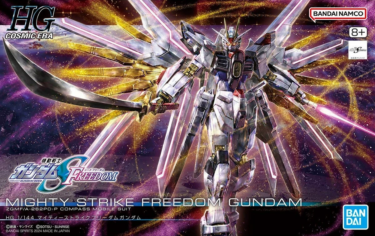Model BANDAI Mighty Strike Freedom Gundam, 1/144