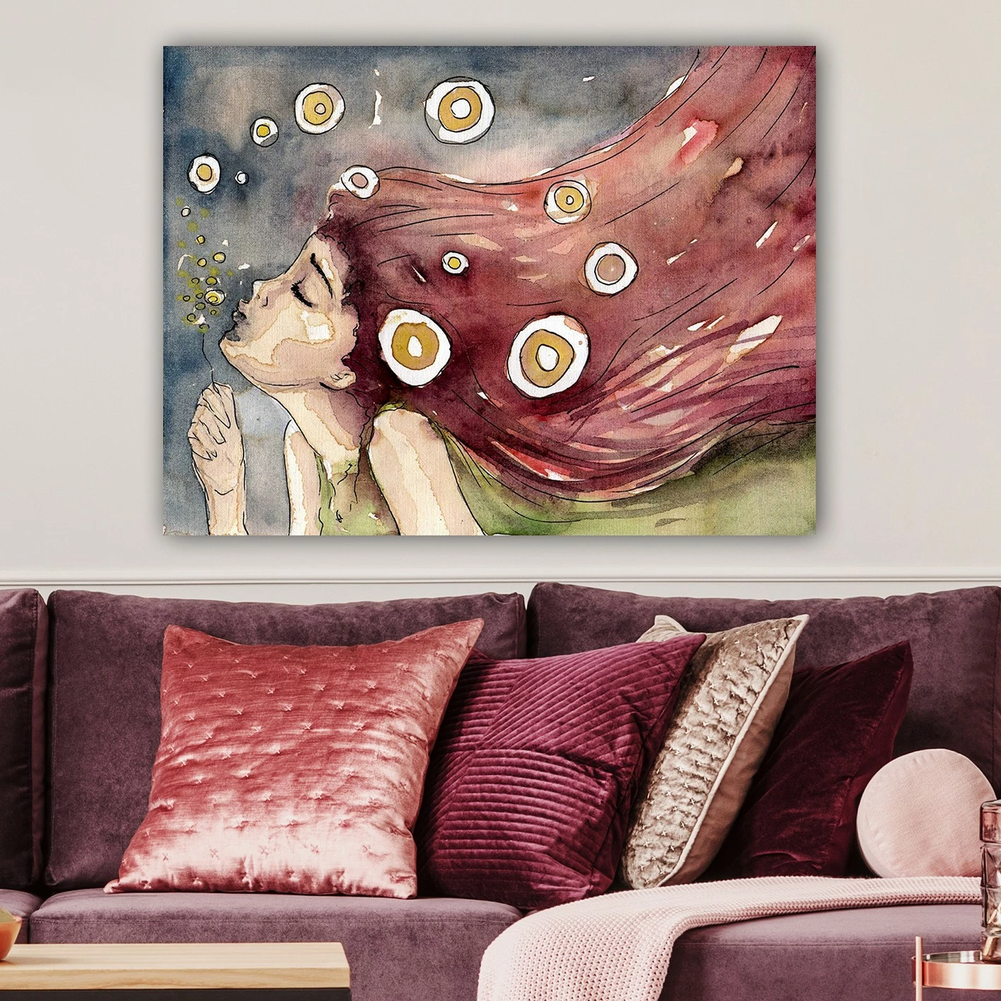 Pikturë dekorative në kanavacë, shumëngjyrëshe, 70x100cm, 99820919_70100