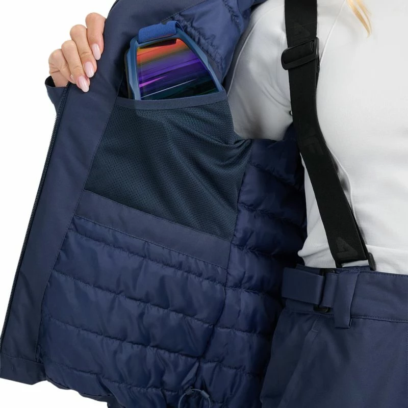 Jakne ski për femra 4f, navy blue [Madhësia: M]
