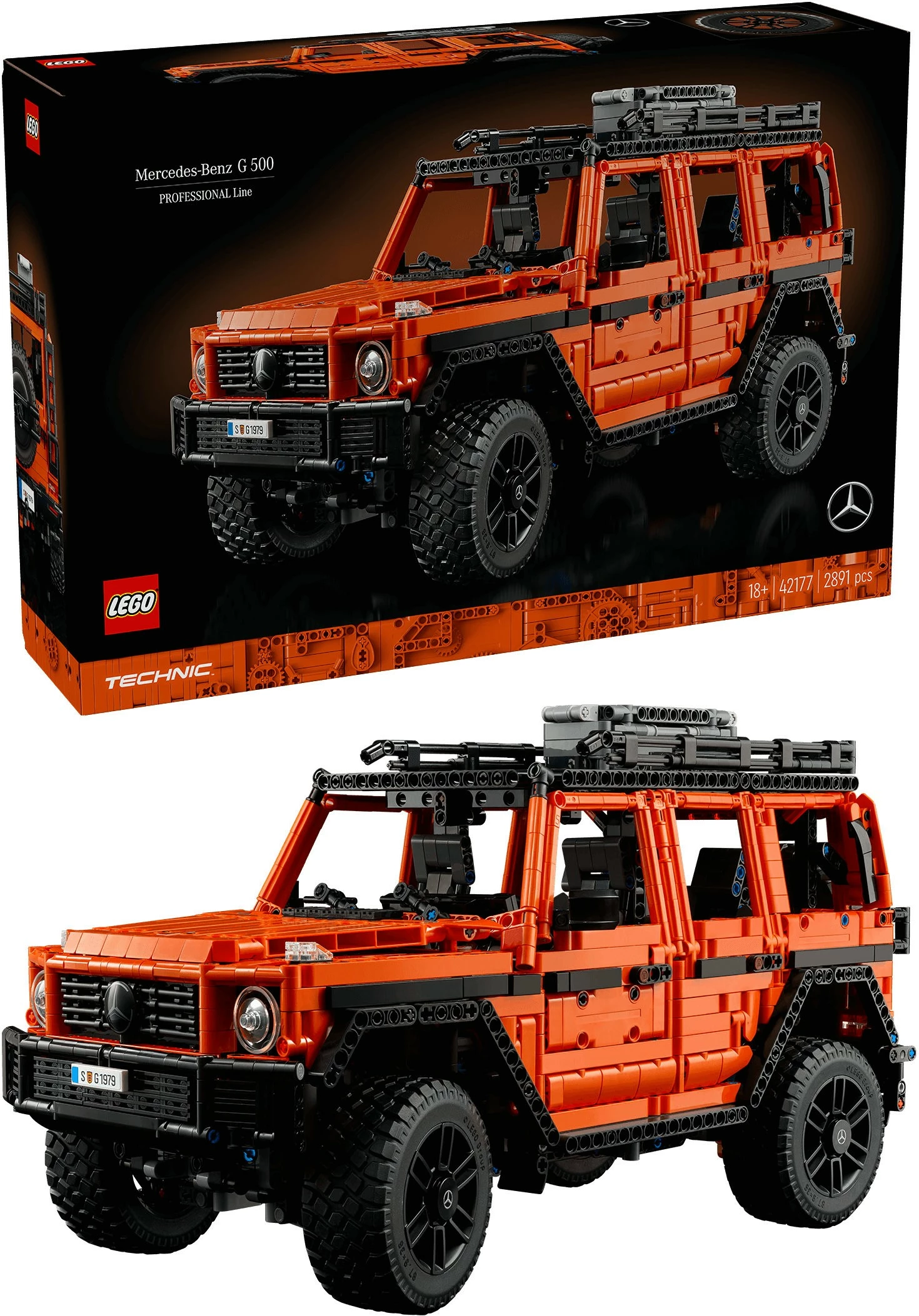 Set ndërtimi LEGO Mercedes-Benz G 500, 2891 pjesë, shumëngjyrëshe