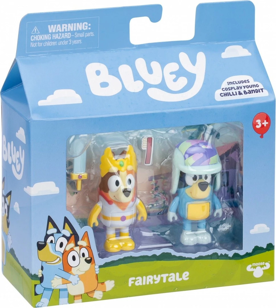 Set figurina Bluey Tm Toys BLU17974, përralla, 2 copë