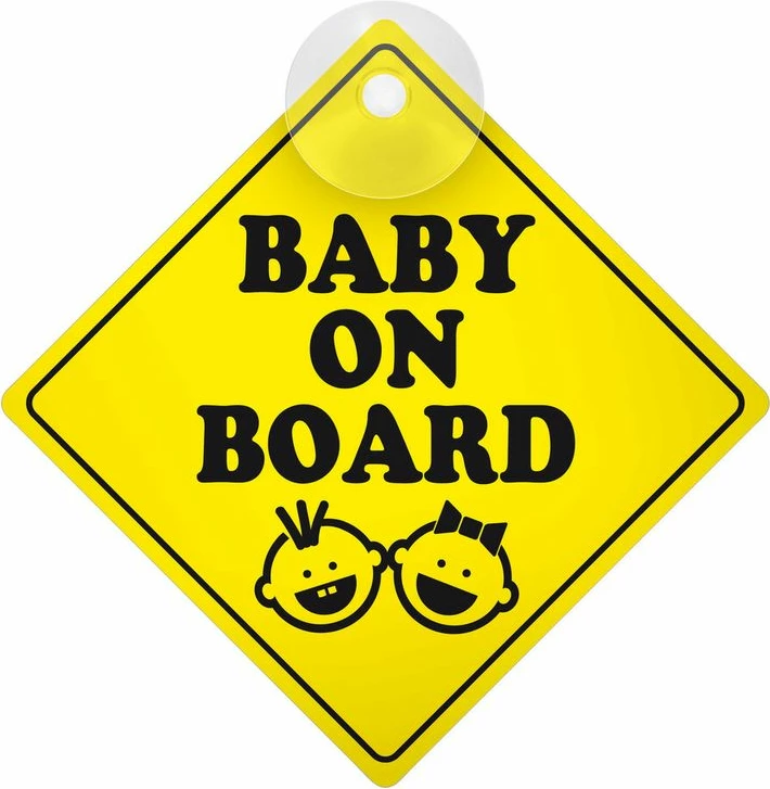 Shenja Baby On Board Me Ngjites Vakumi