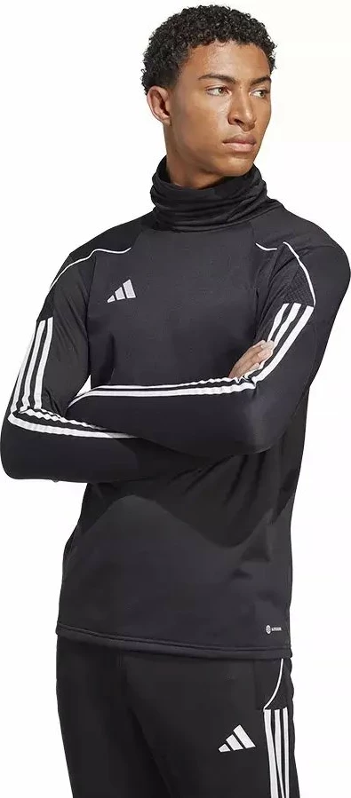 Bluzë treningu futbolli Adidas Tiro 23 Warm Top, XL, e zezë