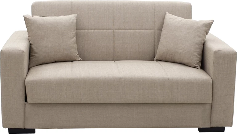 Set dhome ndeje 2 pjesë Vox stof ngjyrë krem