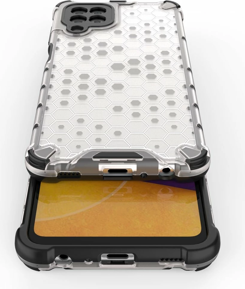 Mbështjellës Hurtel Honeycomb për Samsung Galaxy A22 4G, Blu
