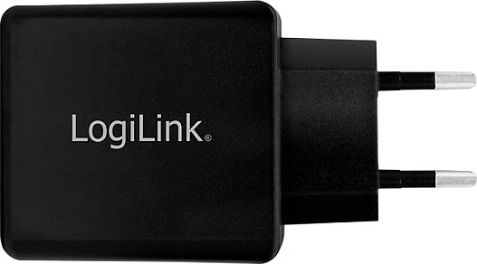 Karikues USB-A LogiLink, 12 W, 2 porta (2x USB-A), i zi
