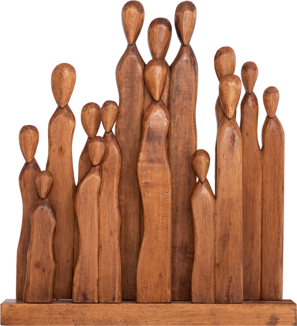 Dekor tavoline prej druri Albasia, FH4415, 68x10x76 cm