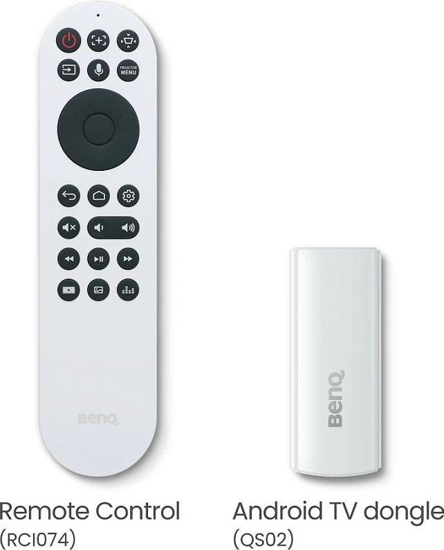 Projektor BenQ TK710STi, 4K UHD, 3200 ANSI lumens, DLP, HDR, Android TV, gri