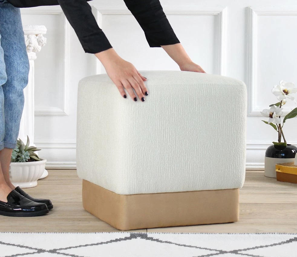 Puf krem Atelier del Sofa, Borgot