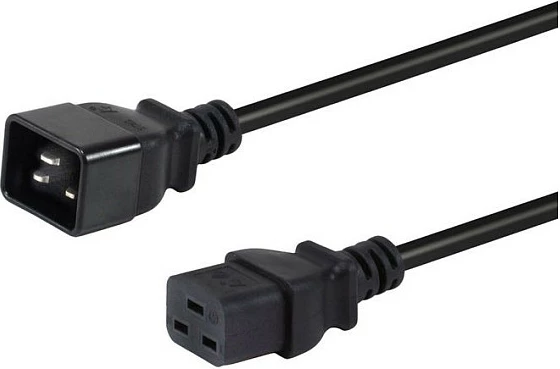 Kabllo rryme EQUIP C20 në C19, 3m, e zezë
