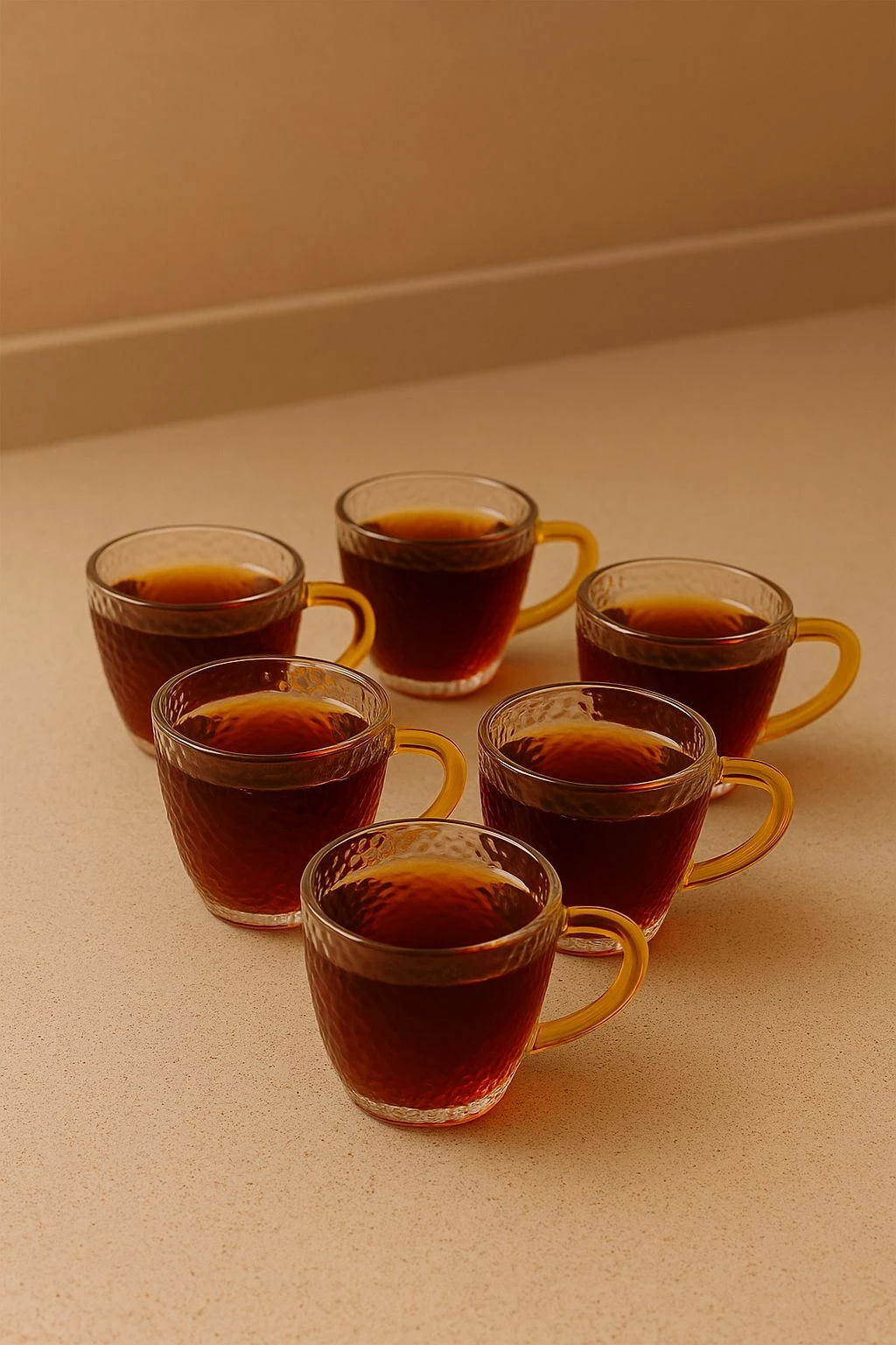 Set gotash çaji (6 copë), Hermia Concept, PDZBR0124