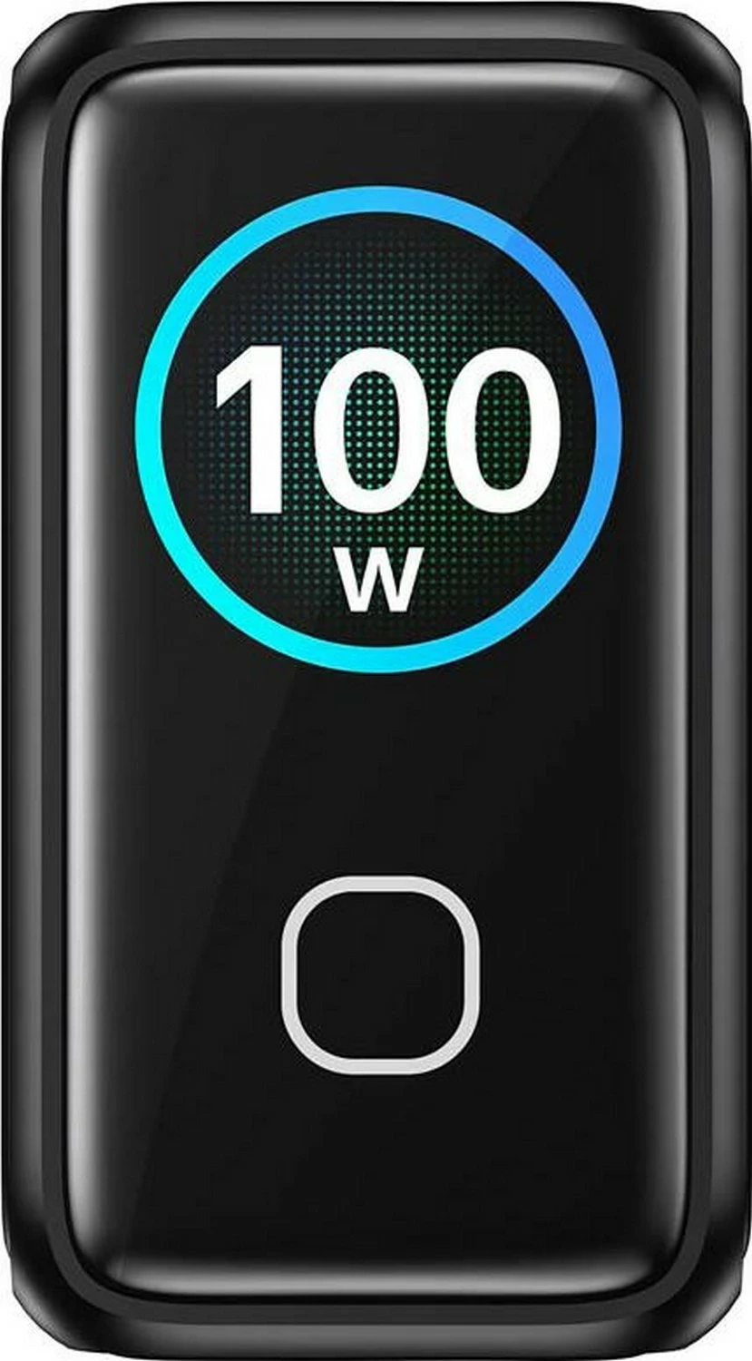 Karikues GaN Unitek me ekran, 100W, 3x USB-C, 1x USB-A, PD3.0, QC4.0, zi