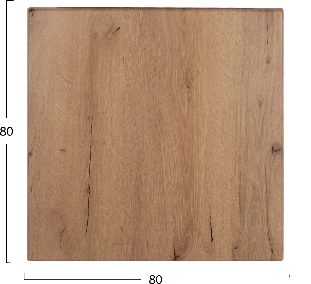 Sipërfaqe tavoline katrore, ngjyrë natyrale, FH5231.14, 80x80cm