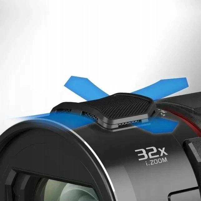 Kamerë video 4K Panasonic HC-VX3E-K, 24x zoom optik, 25mm wide, LCD 3.0" touch, 5-akshe OIS, microSD, USB-C/HDMI, e zezë