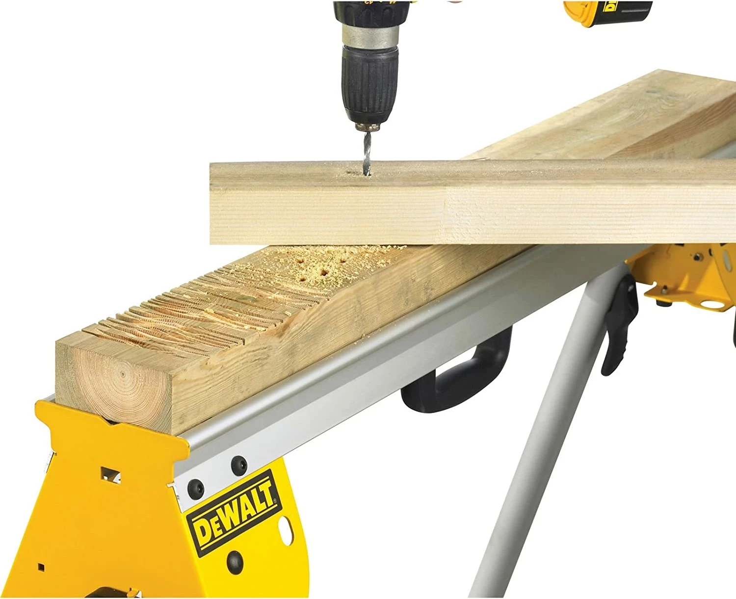 Stativ universal për sharrë Dewalt DE7035 113.6 x 27.4 x 23.6 cm, verdhë