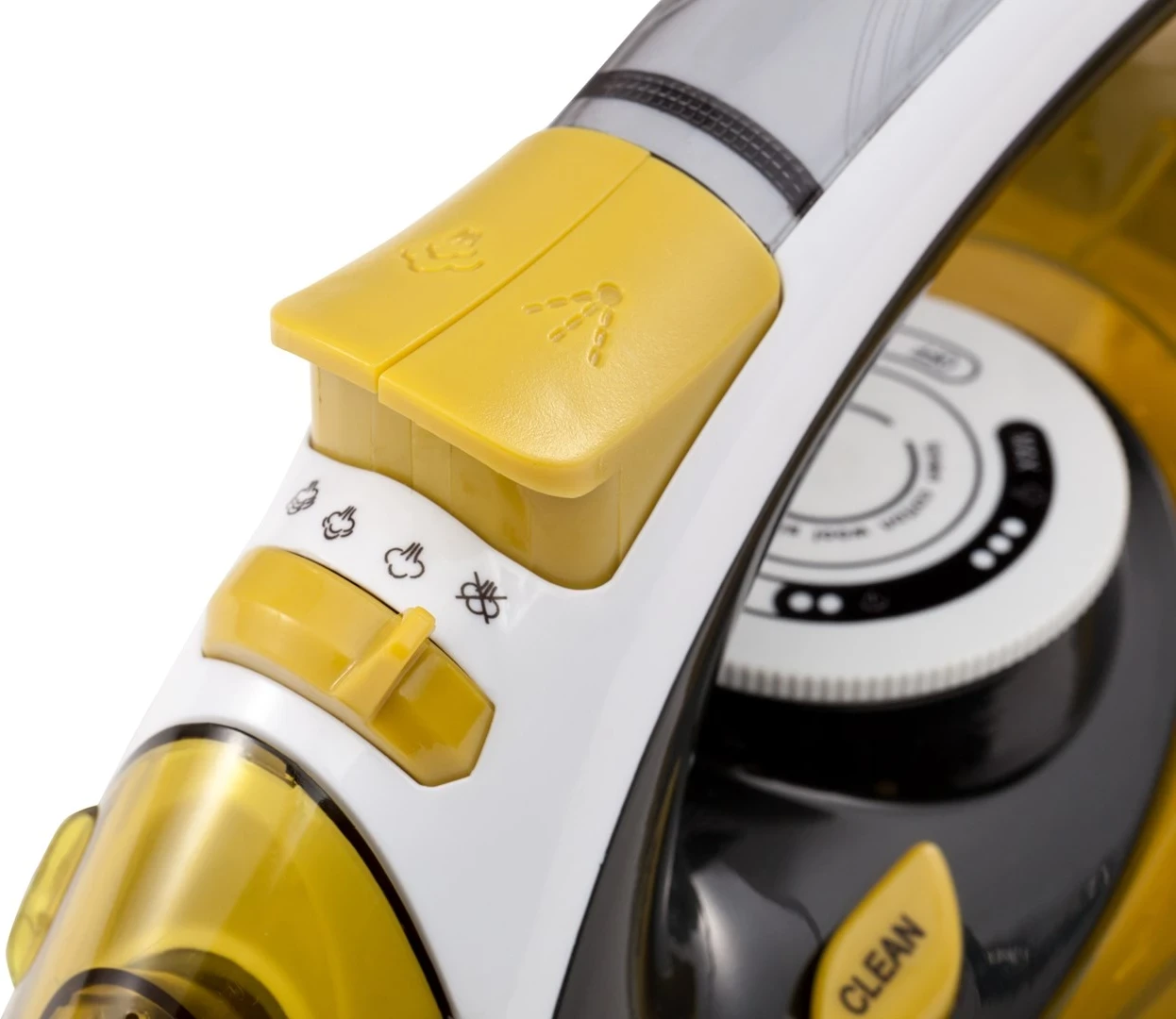 Hekur për hekurosje Camry CR 5029, 2400 W, i zi/i verdhë