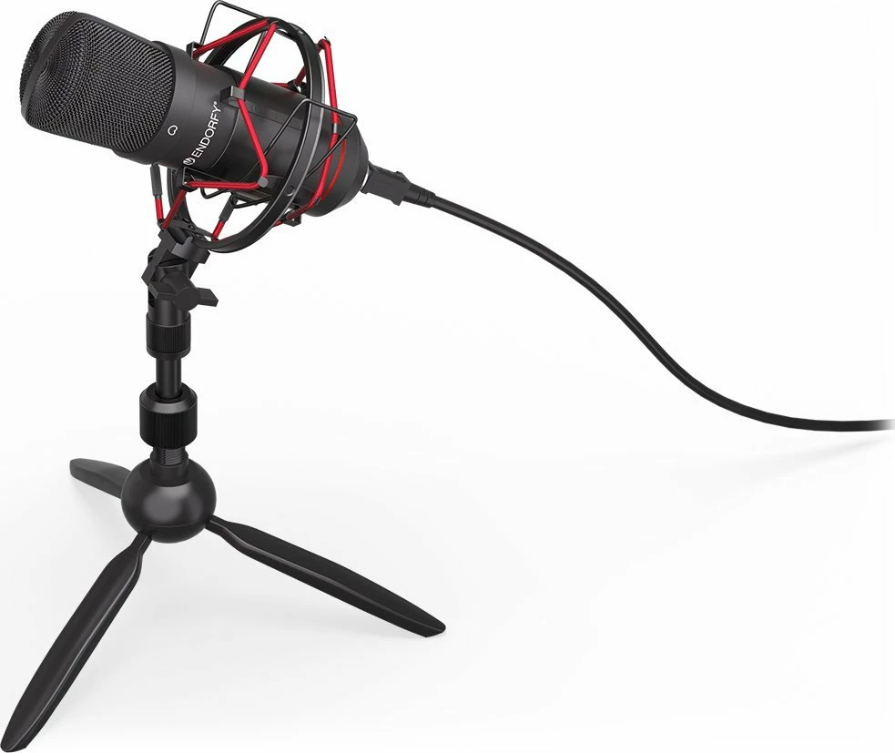 Mikrofon Endorfy Solum T (EY1B002) USB, kardioid, me tripod, i zi