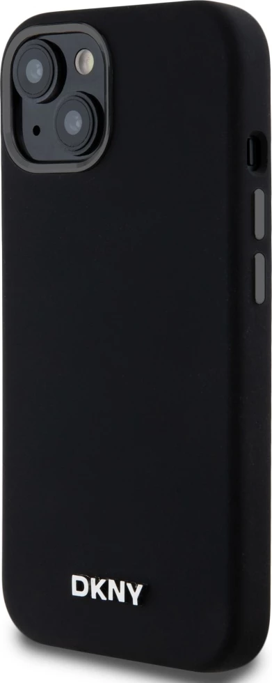 Mbështjellës DKNY Liquid Silicone MagSafe për iPhone 14/15/13, i zi