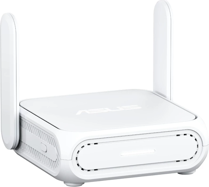Ruter udhëtimi ASUS RT-BE58 Go BE3600 WiFi 7 dual-band, 2.5G port, USB-C PD, i bardhë