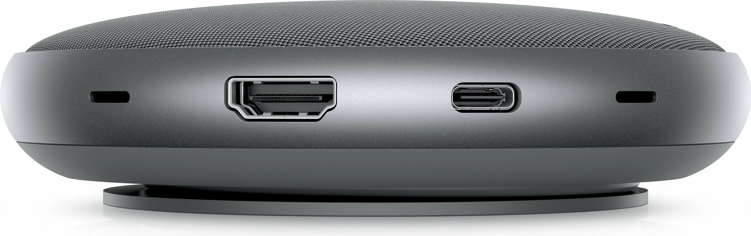 Adapter USB-C me altoparlant konferencash Dell MH3021P, 2x USB 2.0, kabllo 0.465 m, argjendtë