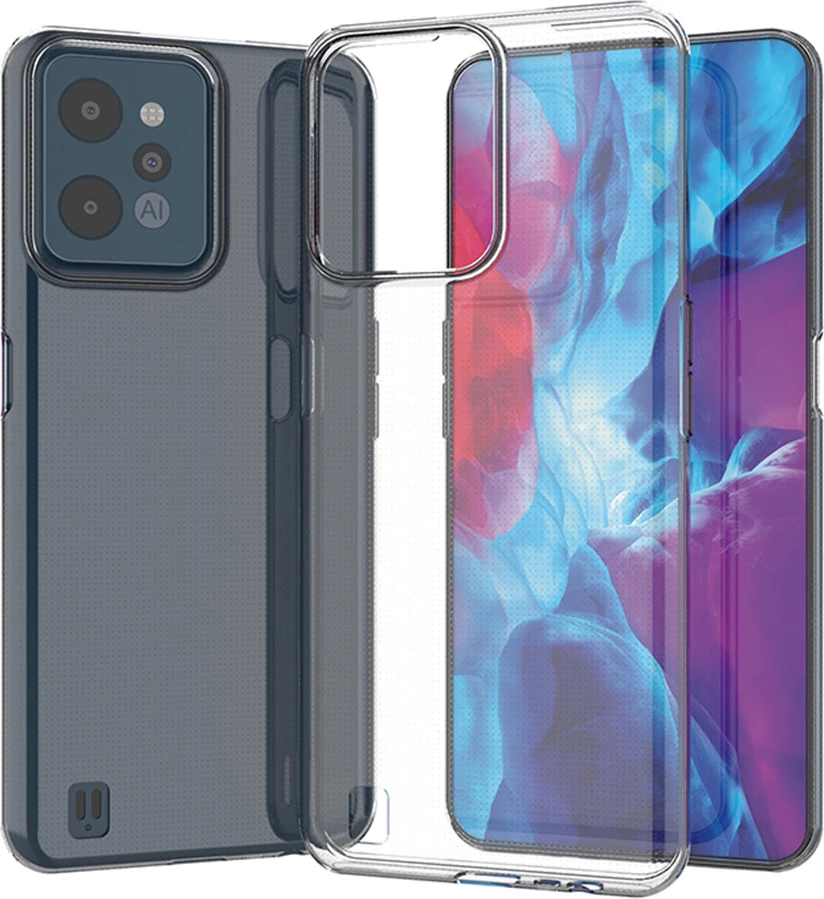 Mbështjellës Hurtel Ultra Clear 0.5mm për Realme C31, transparent