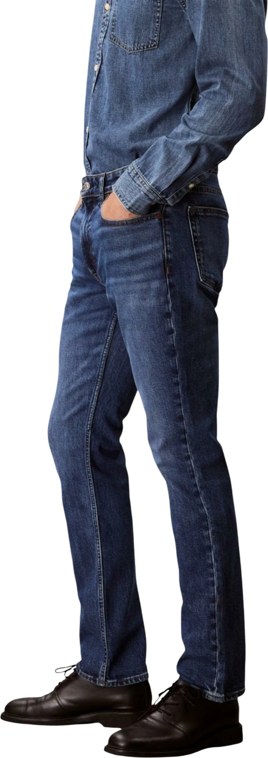 Xhinse për meshkuj Calvin Klein Jeans Slim Hampton LV04RB735G, denim blu [Madhësia: W34 L32]