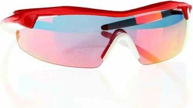 Syze dielli Goggle, unisex, kuqe/bardhë