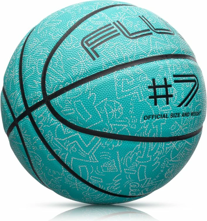 Top basketbolli Meteor Fluo për të gjithë, jeshil