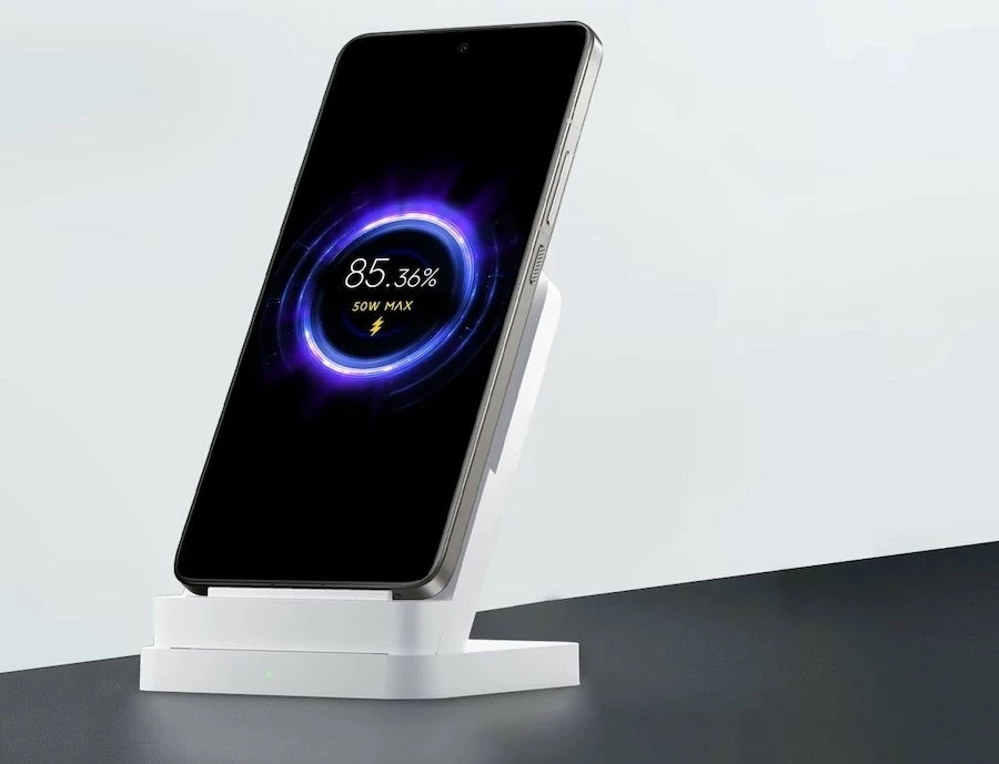 Karikues induktiv me stendë Xiaomi 50W Wireless Charger Pro BHR7560GL/MDY-14-EN, i bardhë