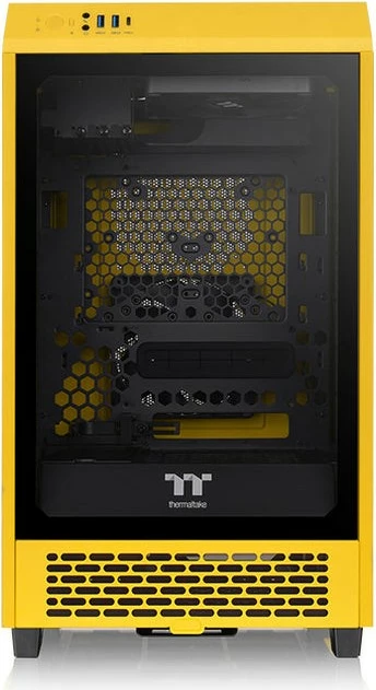 Kasë Thermaltake The Tower 200 TG mini tower, verdhë