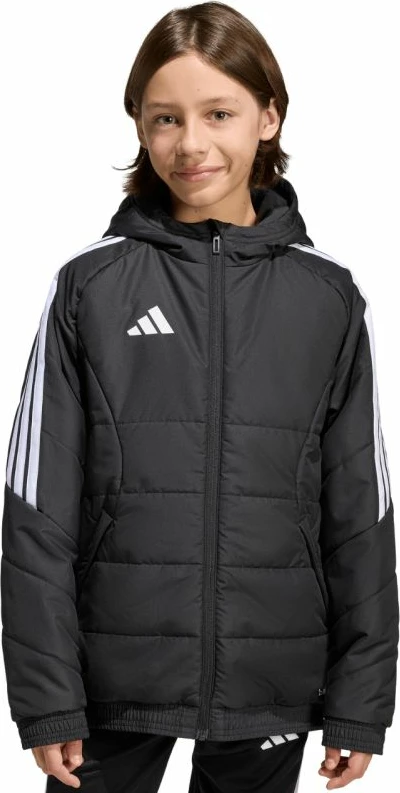 Jakne për fëmijë adidas, e zezë [Madhësia: 164 cm]