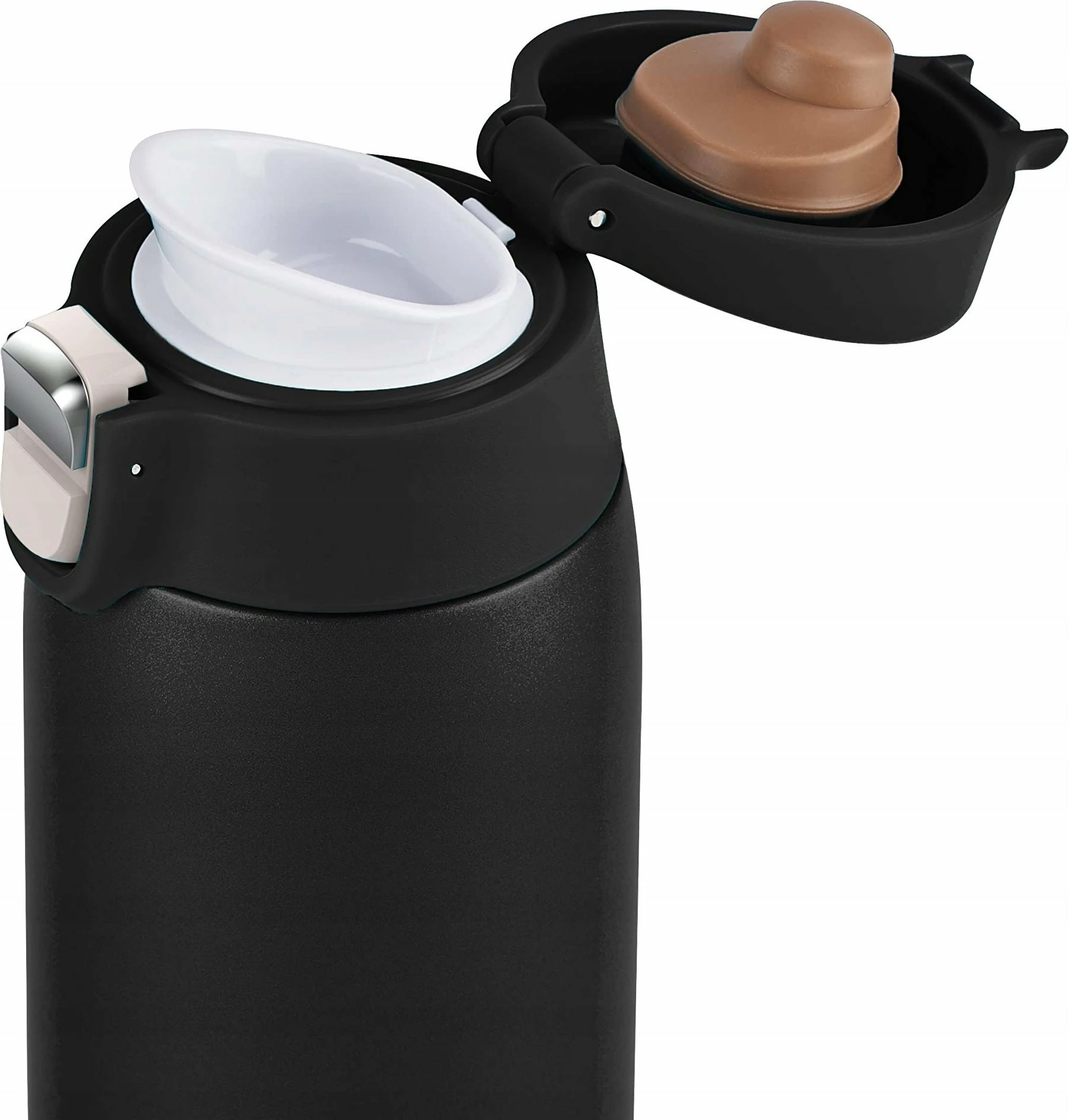 Gotë termike Emsa Travel Mug Light N21517 0.4L, e zezë mat, 1 copë