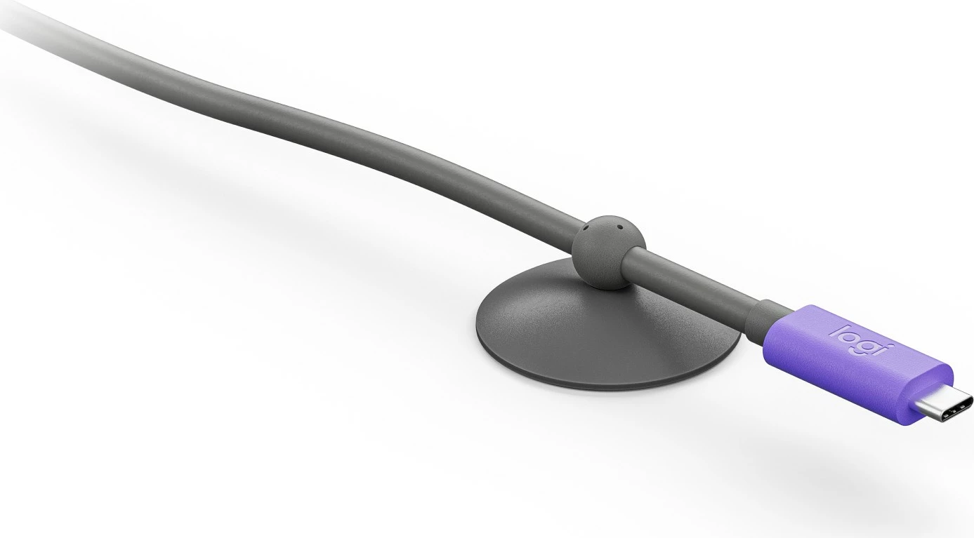 Kabllo USB Logitech 952-000195, 5 m, USB 3.2 Gen 2, Grafit, Vjollcë