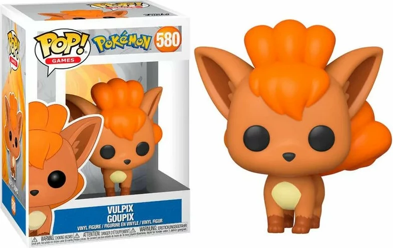 Figurinë koleksionuese Funko Pop Games Pokémon Vulpix (EMEA), portokalli