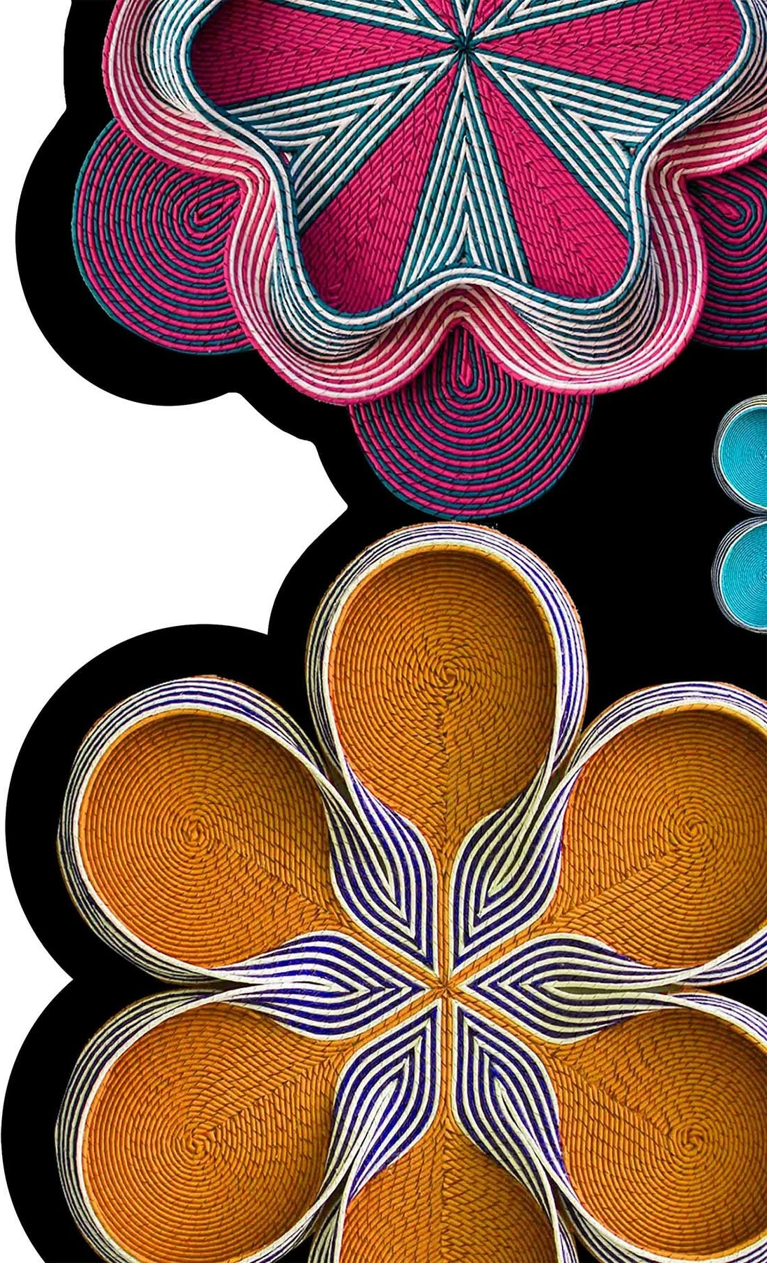 Qilim me lule shumëngjyrëshe, 60x100cm, Conceptum Hypnose, Hmnt964