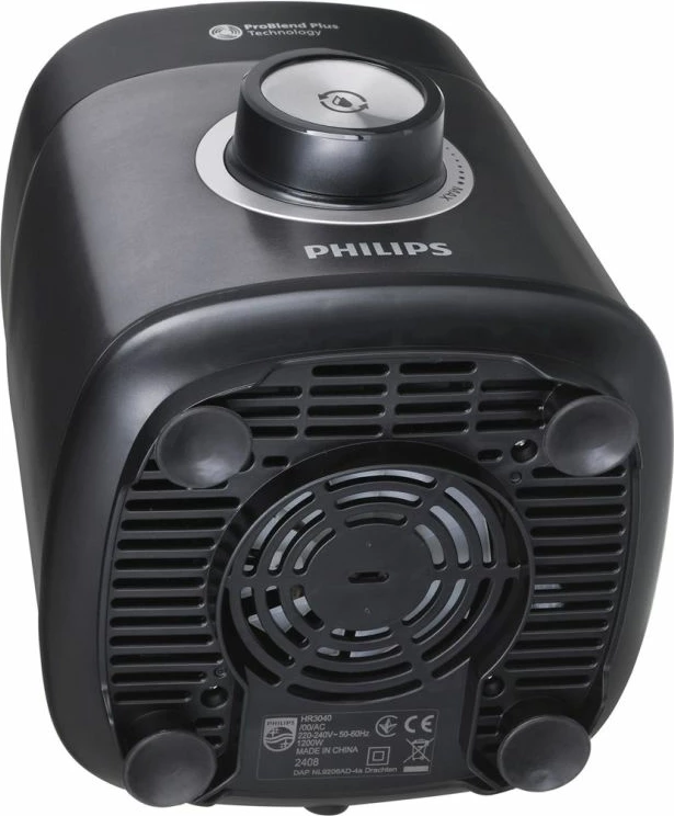 Blender tavoline Philips HR3040/00 1200W 2L enë qelqi, i zi