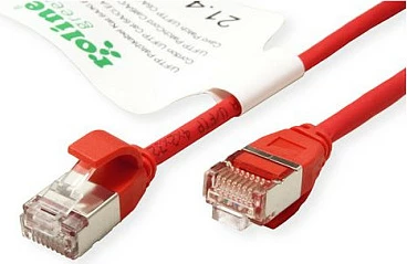 Kabllo rrjeti ROLINE GREEN 21.44.3317, Cat6a, 5m, RJ-45, 10Gbps, e kuqe