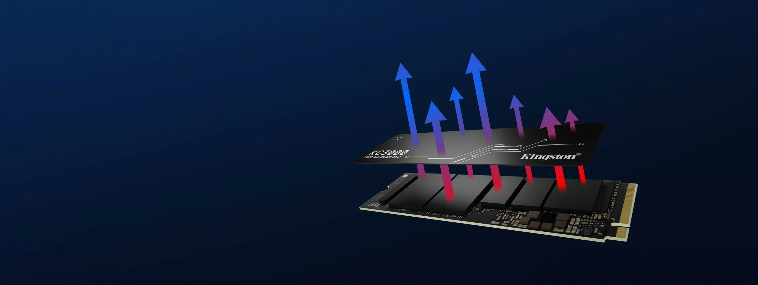 SSD Kingston KC3000 NVMe M.2 1.02 TB, 7000 MB/s